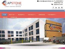 Tablet Screenshot of capstonehigh.com